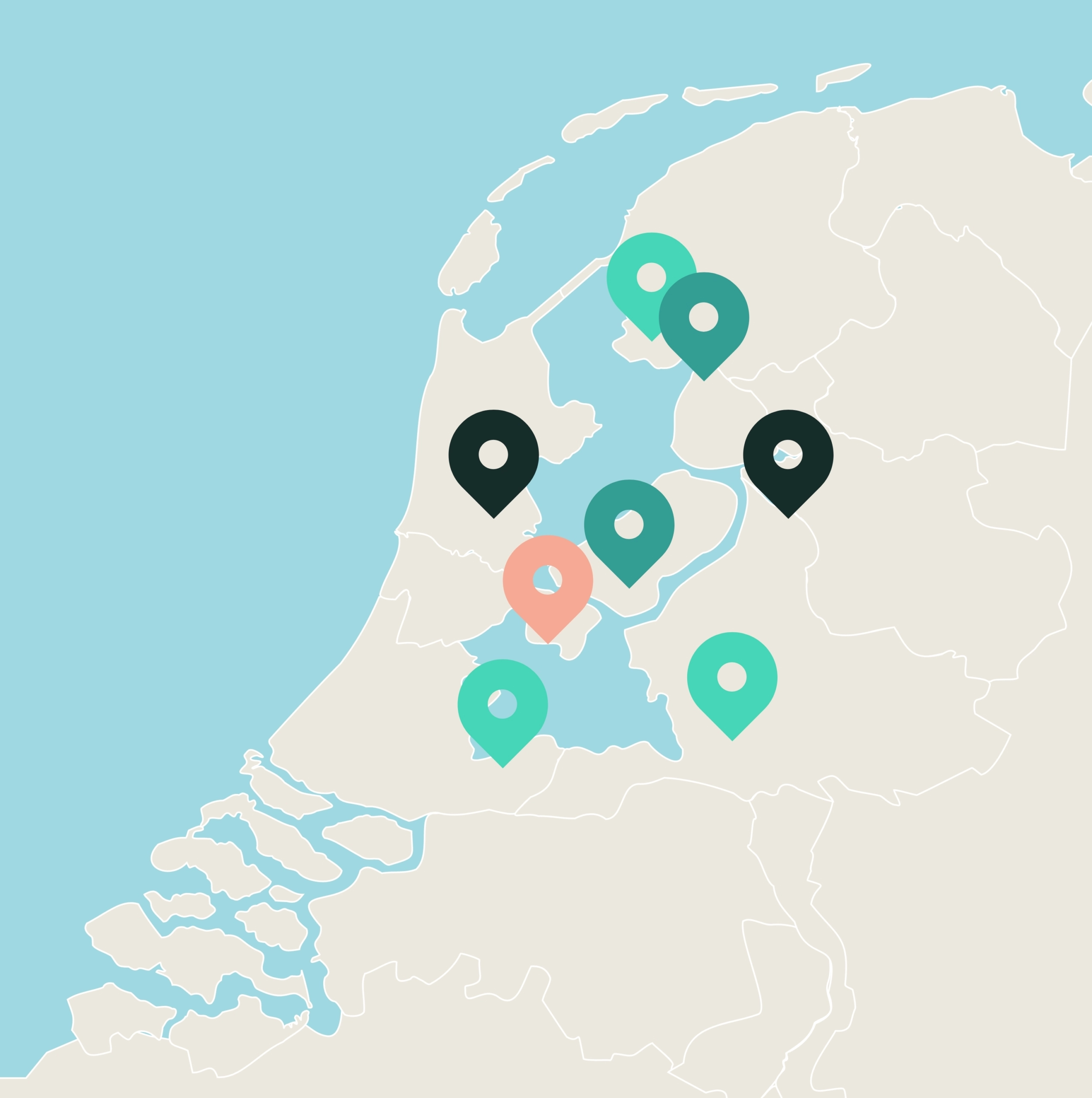 Map Netherlands